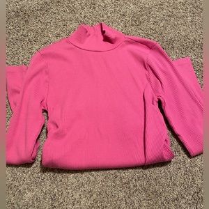 JCREW NWOT PINK TURTLENECK SWEATER - M